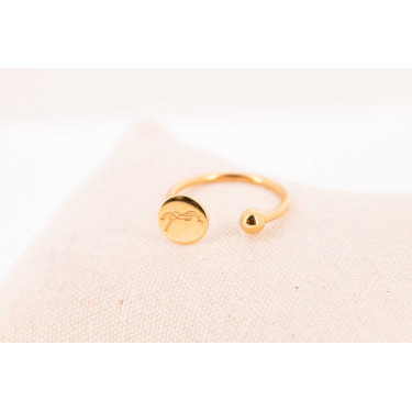 Anello Pénélope Lisa Dorata Oro