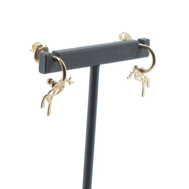 Orecchini a cerchio Pénélope Léonie Dorata Oro