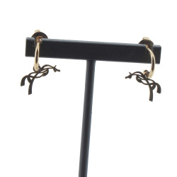 Orecchini a cerchio Pénélope Léonie Dorata Oro