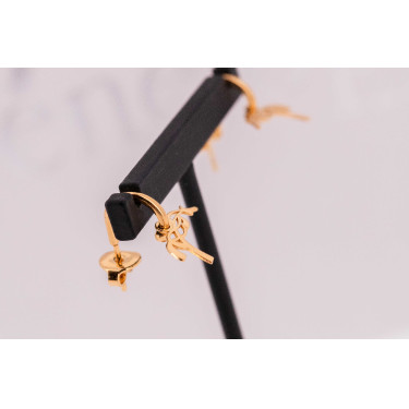 Orecchini a cerchio Pénélope Léonie Dorata Oro