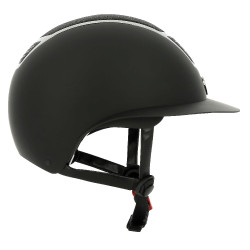 Casco Equithème Airy L Celeste nero / nero
