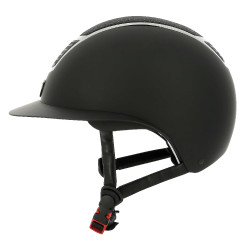 Casco Equithème Airy L Celeste nero / nero