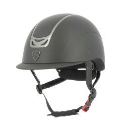 Casco Equithème Pepit Nero / cromato Casco Equithème Pepit Nero / cromato