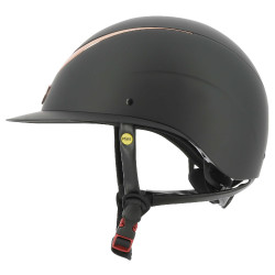 Casco Equithème Wings Oro rosa / nero