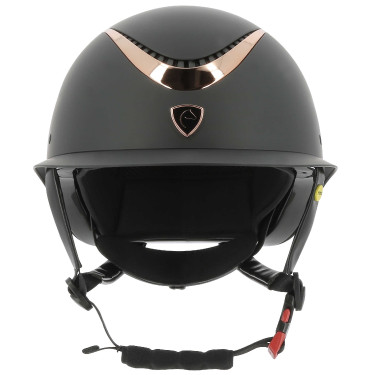Casco Equithème Wings Oro rosa / nero