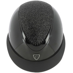 Casco Equithème Wings Nero lucido lamé Casco Equithème Wings Nero lucido lamé
