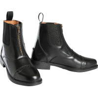 Stivali Bambini Equithème Zip Pelle Nero