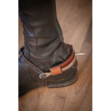 Copri speroni Pénélope Spurs Cognac Marrone