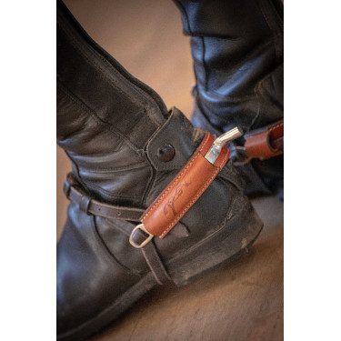 Copri speroni Pénélope Spurs Cognac Marrone