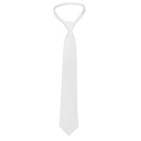 Cravatta Trevira Equithème a nido d'ape con elastico Bianco Cravatta Trevira Equithème a nido d'ape con elastico Bianco