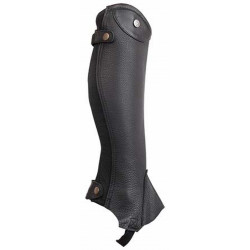 Mini chaps in pelle Schubert T de T Nero