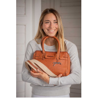 Borsa a mano Pénélope Maëlys PM Cognac Marrone Borsa a mano Pénélope Maëlys PM Cognac Marrone