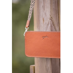 Borsa a tracolla Pénélope Lizzie Cognac Marrone