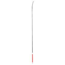 Frustino da dressage Whip & Go con puntale in metallo Rosso / argento