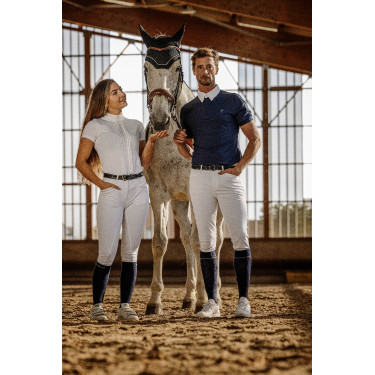 Polo Equithème Wellington Blu navy