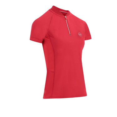 Polo Equithème Emma maniche corte Ciliegia Polo Equithème Emma maniche corte Ciliegia