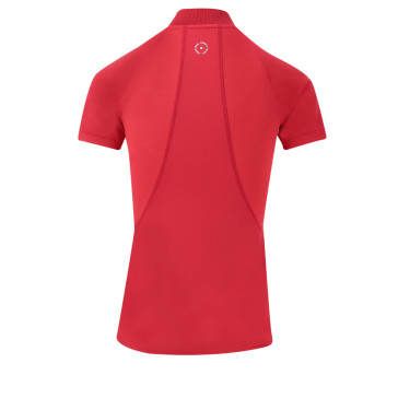 Polo Equithème Emma maniche corte Ciliegia Polo Equithème Emma maniche corte Ciliegia