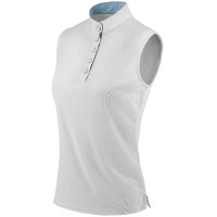 Polo in mesh Equithème Molly Bianco Polo in mesh Equithème Molly Bianco