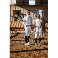Polo in mesh Equithème Dany Bianco Polo in mesh Equithème Dany Bianco