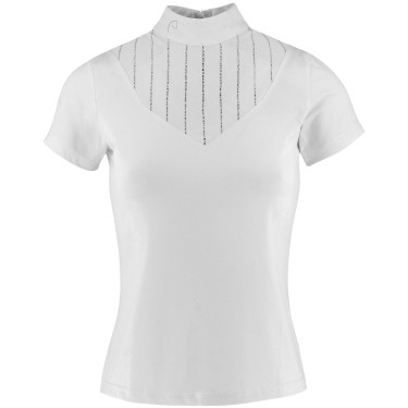 Polo Equithème Funza Maniche corte Bianco