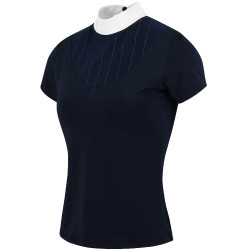 Polo Equithème Funza Maniche corte Blu navy