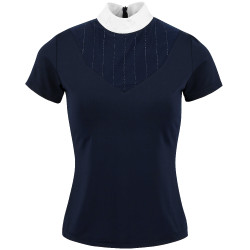 Polo Equithème Funza Maniche corte Blu navy