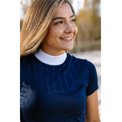 Polo Equithème Funza Maniche corte Blu navy