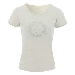 T-shirt Equithème Anna maniche corte Crema Beige