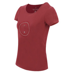 T-shirt Equithème Anna maniche corte Ciliegia Rosso T-shirt Equithème Anna maniche corte Ciliegia Rosso