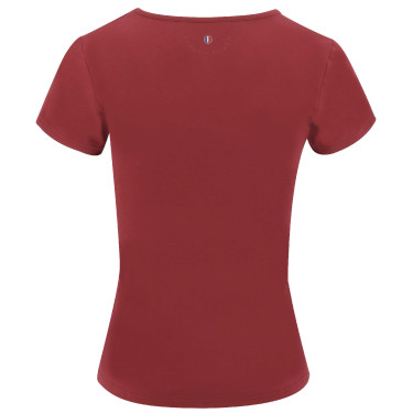 T-shirt Equithème Anna maniche corte Ciliegia Rosso T-shirt Equithème Anna maniche corte Ciliegia Rosso