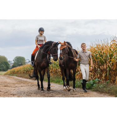 T-shirt Equithème Marion Talpa Marrone