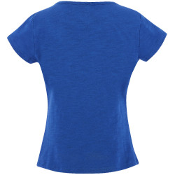 T-shirt Equithème Claire Bambina Blu Monaco