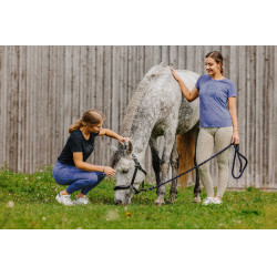 T-shirt Ti amo Equithème Rosalie Viola T-shirt Ti amo Equithème Rosalie Viola