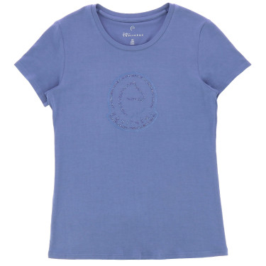 T-shirt Ti amo Equithème Rosalie Viola