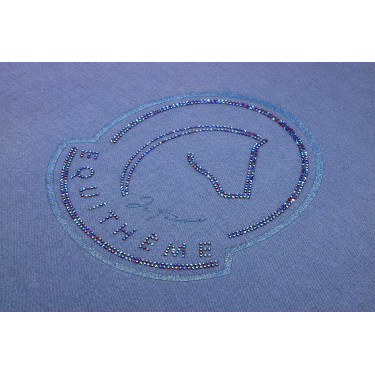 T-shirt Ti amo Equithème Rosalie Viola