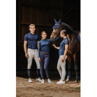 T-shirt Equithème Originals Mélodie Marina Blu marino T-shirt Equithème Originals Mélodie Marina Blu marino