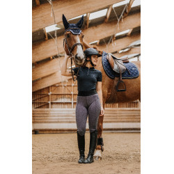 Polo Ti amo Equithème Alice Nero Polo Ti amo Equithème Alice Nero