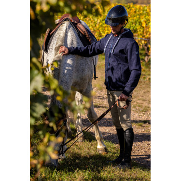 Felpa Equithème Hervé Blu navy