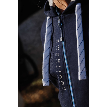 Felpa Equithème Hervé Blu navy
