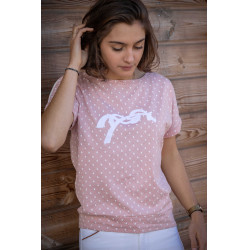 T-shirt Pénélope Poppy Nudo Rosa T-shirt Pénélope Poppy Nudo Rosa