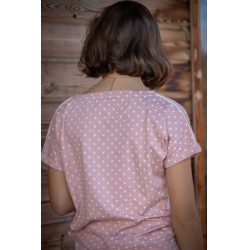 T-shirt Pénélope Poppy Nudo Rosa T-shirt Pénélope Poppy Nudo Rosa