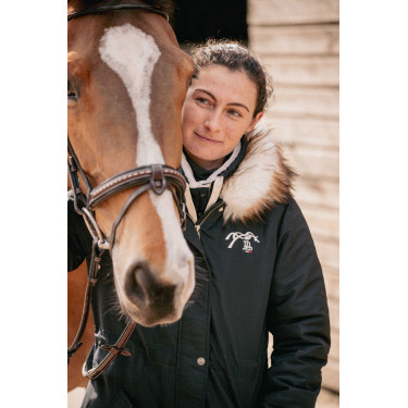 Parka Pénélope Mega Lione Nero