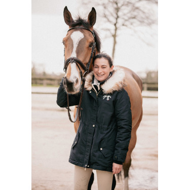 Parka Pénélope Mega Lione Nero