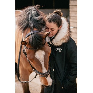 Parka Pénélope Mega Lione Nero