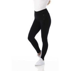 Pantaloni softshell Equithème Dolomyt fondo in silicone Nero