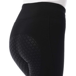 Pantaloni softshell Equithème Dolomyt fondo in silicone Nero