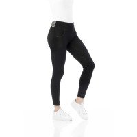 Pantaloni Equithème Tatiana con fondo in silicone Nero Pantaloni Equithème Tatiana con fondo in silicone Nero
