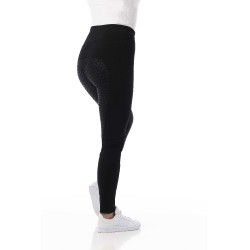 Pantaloni Equithème Dolomyt con fondo in silicone per bambini Nero Pantaloni Equithème Dolomyt con fondo in silicone per bambini Nero