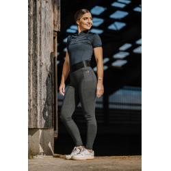 Leggings Ti amo Equithème Iris Nero