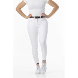 Pantaloni Equithème Yolande riciclati Bianco Pantaloni Equithème Yolande riciclati Bianco